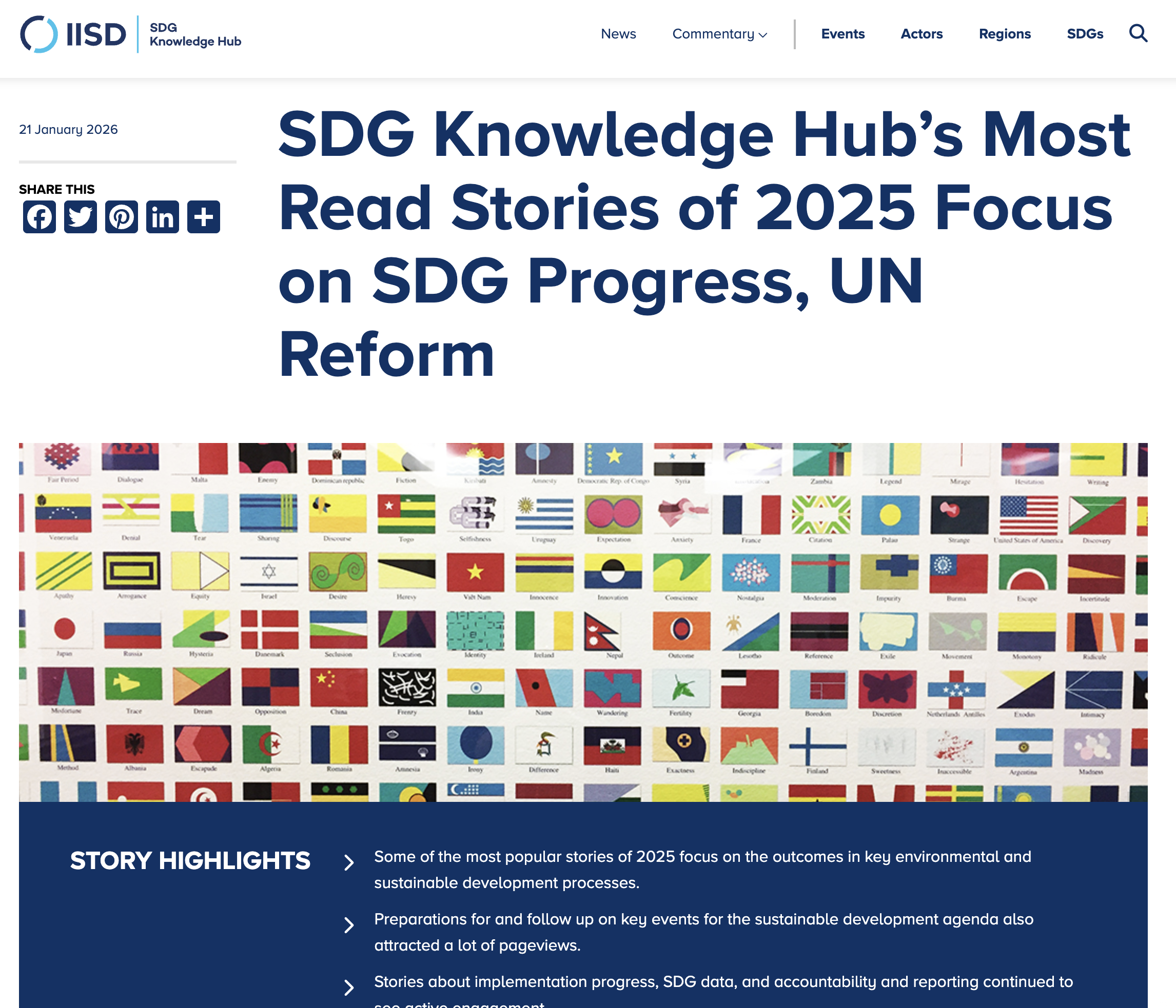 IISD | January 21, 2026