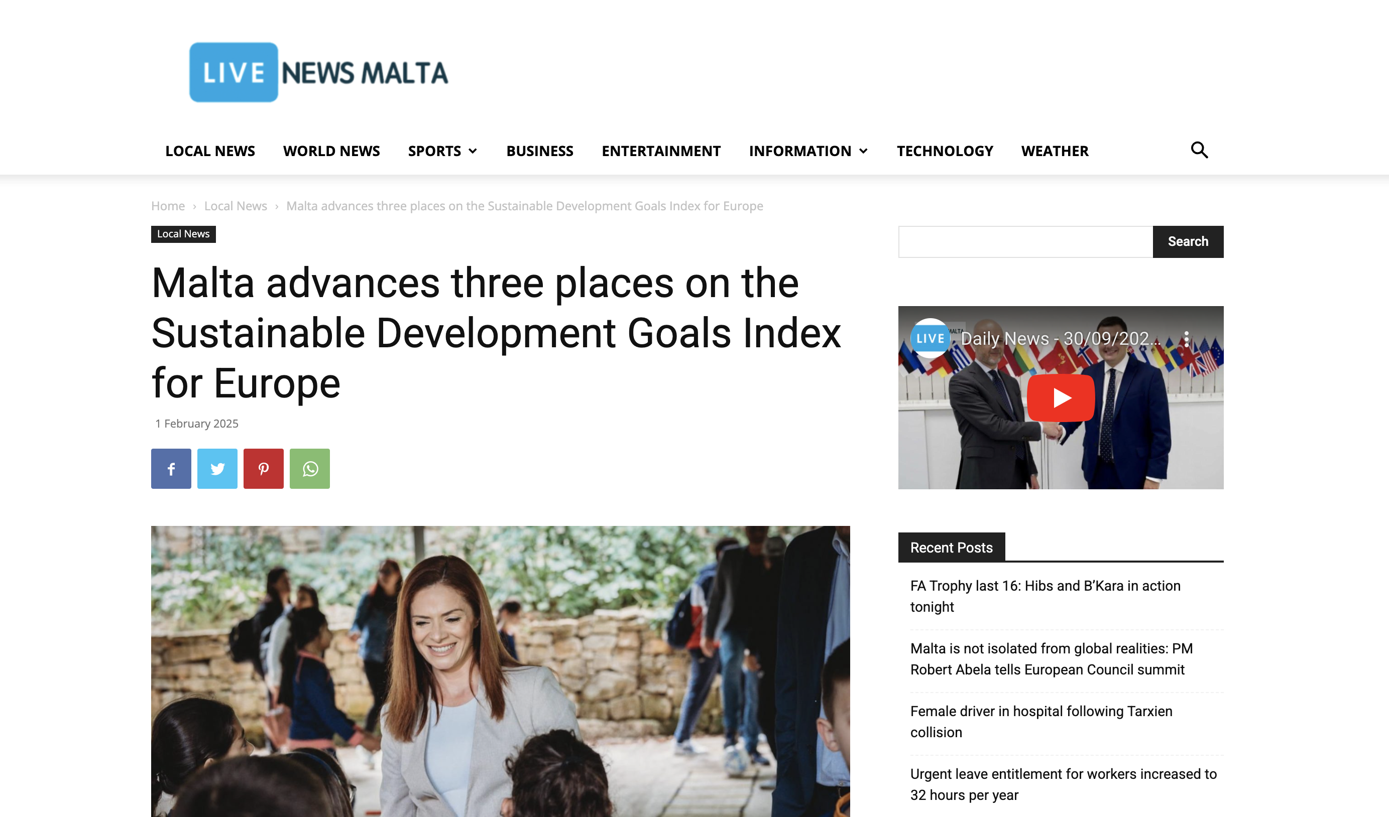 Live News Malta | February 1, 2025