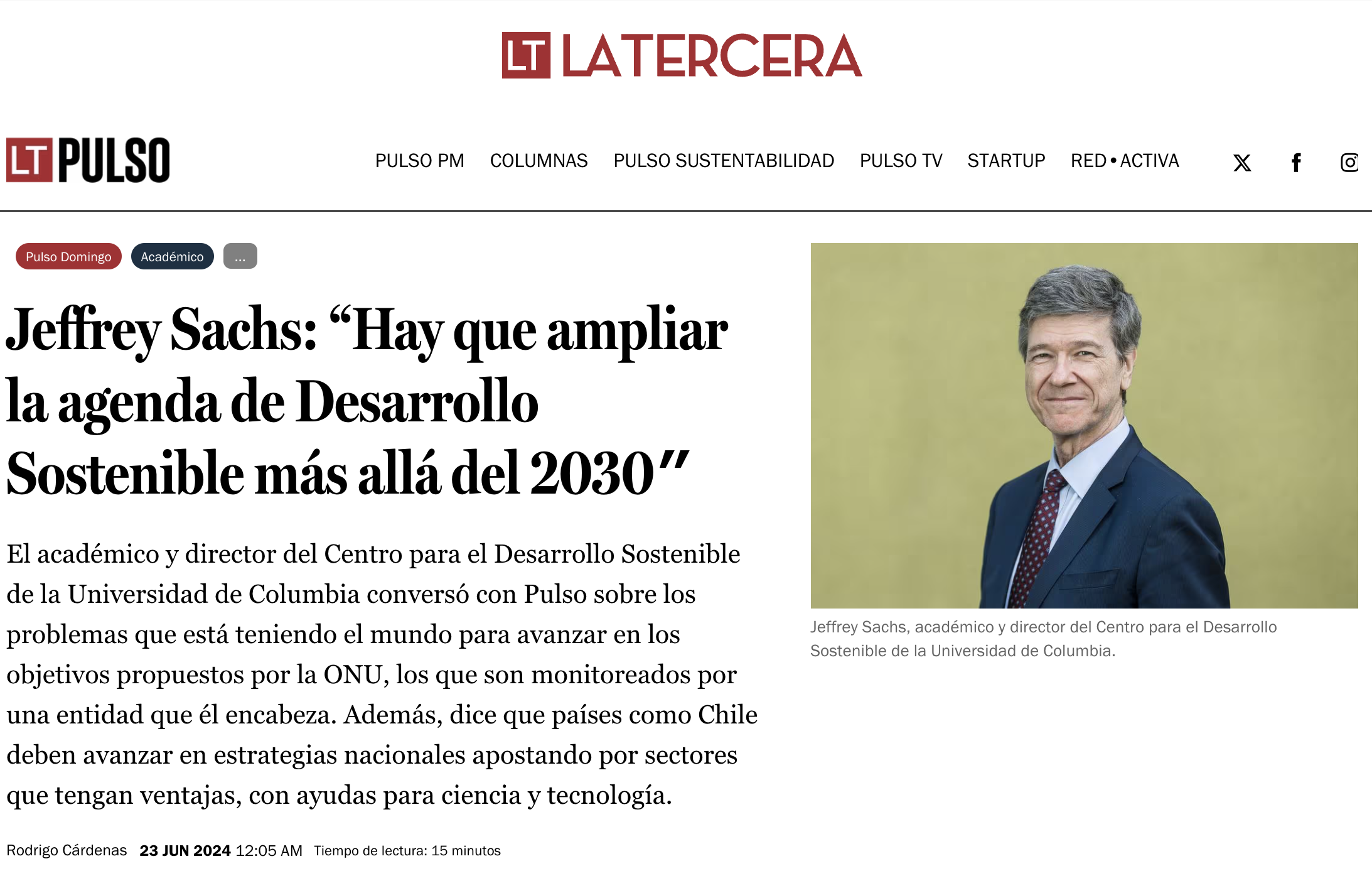 La Tercera | June 23, 2024